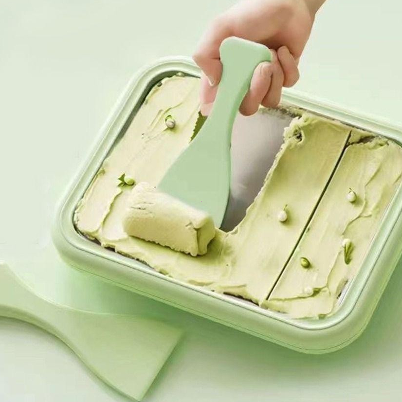 Máy làm sữa chua xào, Máy làm đá chiên tự làm Mini dành cho trẻ em, Máy làm kem bằng thép không gỉ DIY di động