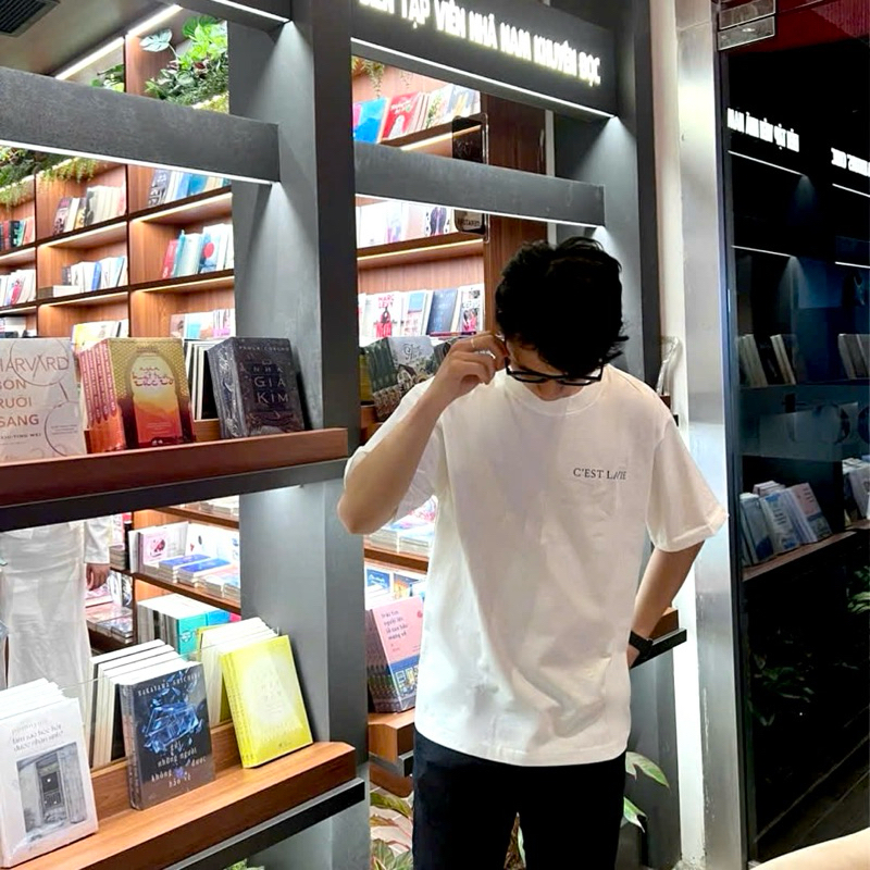 Áo thun Local Brand Bisou cotton cao cấp unisex form oversize Local Brand.