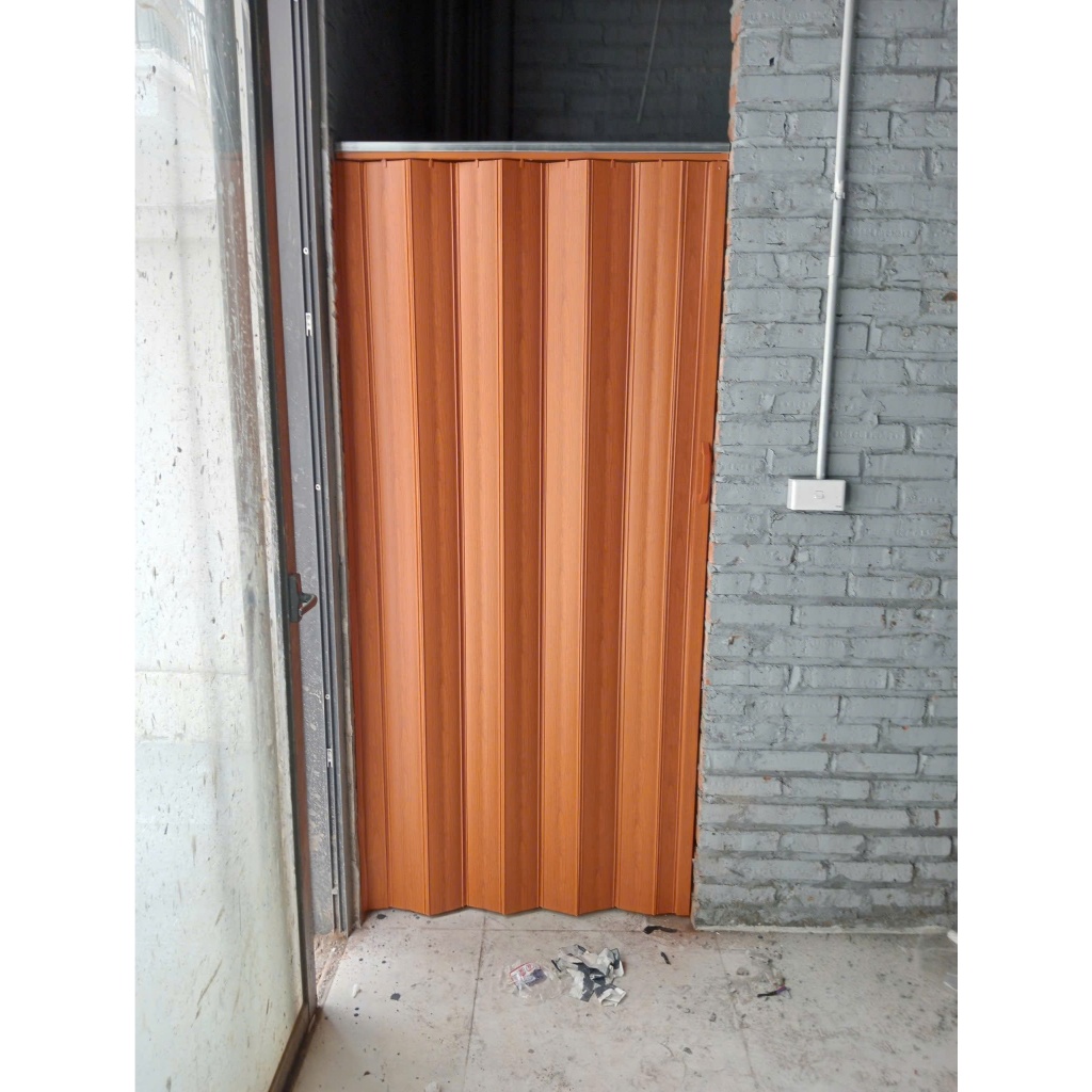 Cửa xếp nhựa siêu mỏng nhẹ, cửa xếp nhựa bền đẹp công nghệ Đài Loan đủ kích thước