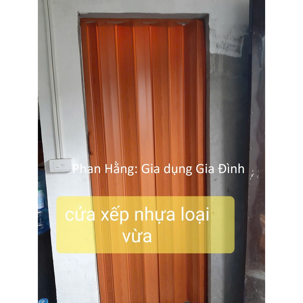 (GIÁ TỐT) Cửa xếp nhựa siêu mỏng nhẹ, cửa xếp nhựa bền đẹp công nghệ Đài Loan đủ kích thước