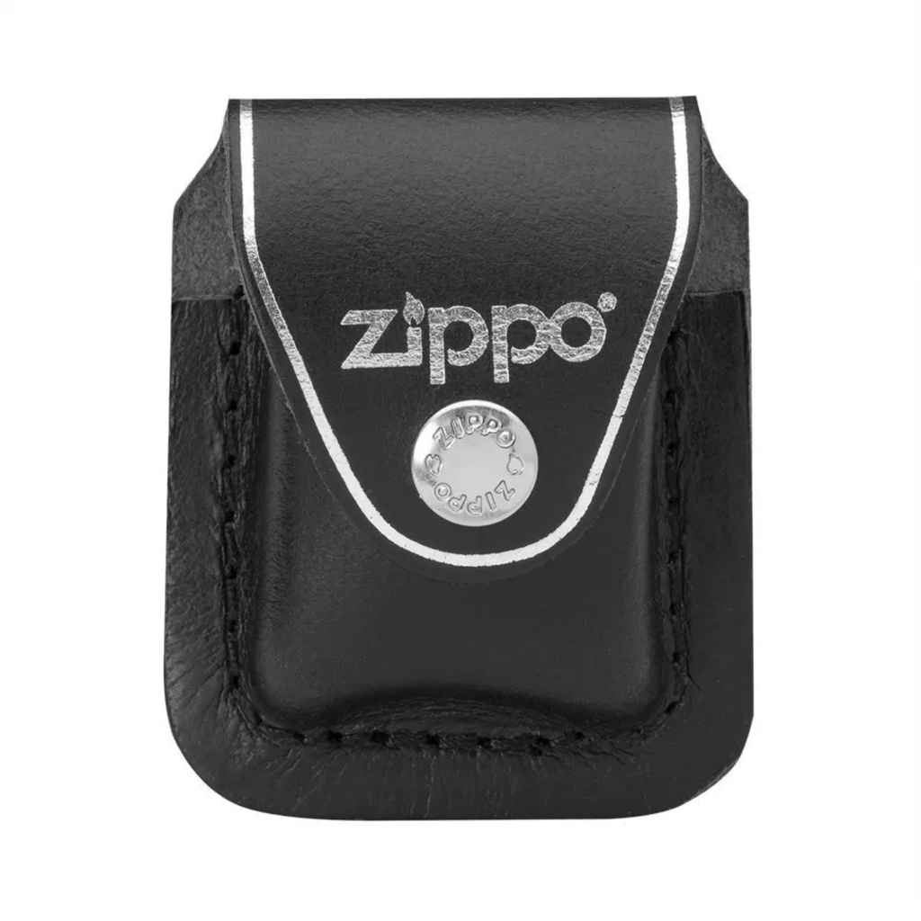 [Hàng xịn 100%] Bao da đựng bật lửa Zippo (in Logo hãng màu đen) chính Hãng Zippo USA