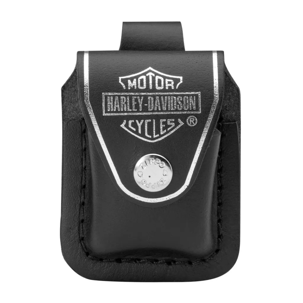 [Hàng xịn 100%] Bao da đựng bật lửa Zippo (Harley đen) chính Hãng Zippo USA