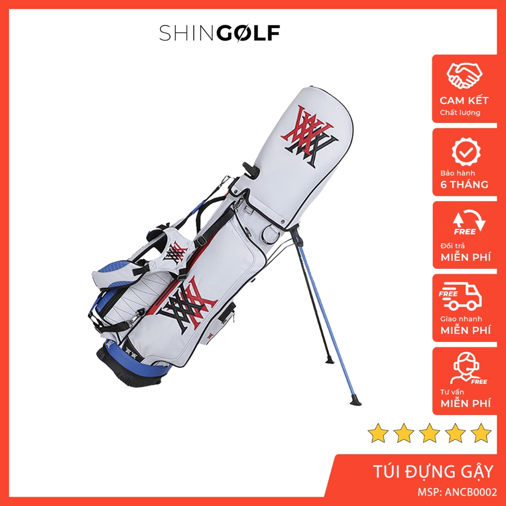 [Hàng nhập khẩu] Túi đựng gậy golf ANEW, túi golf chất liệu vải dù chống thấm, hạn chế phai màu