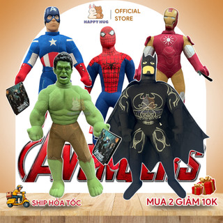  Đồ chơi mô hình siêu nhân người nhện gấu bông siêu anh hùng The Avengers Spider man Iron man Hulk Captain America 
