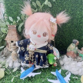 Outfit Doll đầm kimono(20cm,20cm body ú)