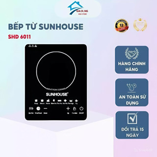 Bếp từ đơn Sun.house SHD6011 - (Tặng 1 Nồi 30cm đi kèm) Công suất 2200W - Bảo hành 12 tháng