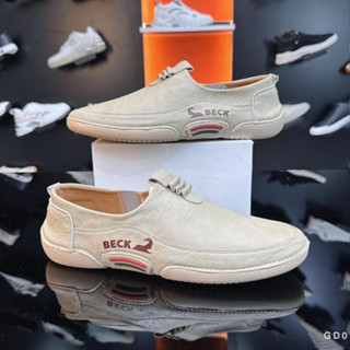 Giày da nam boy phố trẻ trung cao cấp, giầy lười chụp kỉ yếu đế cao du non mềm đúc nguyên khối khâu chắc chắn MENZA G61