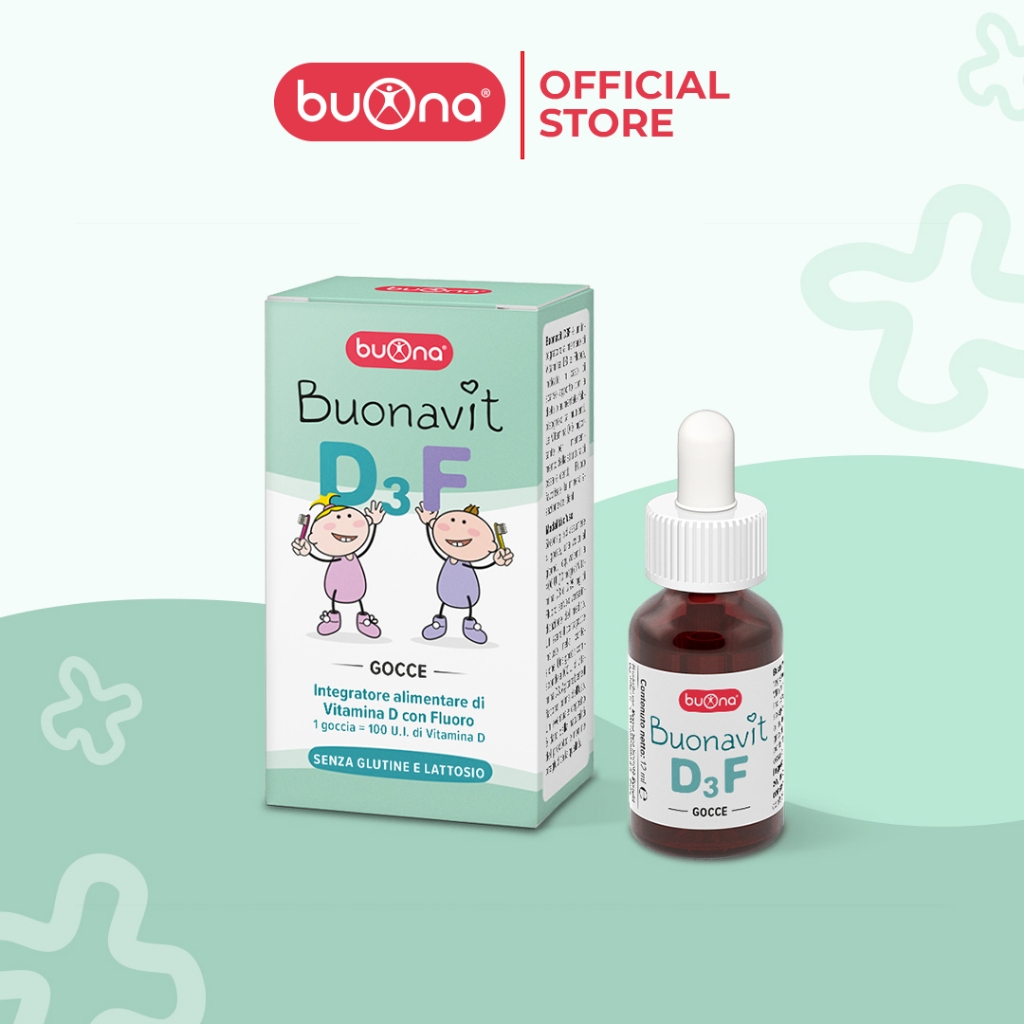 Buonavit D3F – Bổ Sung Vitamin D3 Và Flor Dạng Nhỏ Giọt, Giúp Tăng Hấp Thu Canxi Răng Đẹp Dáng Cao