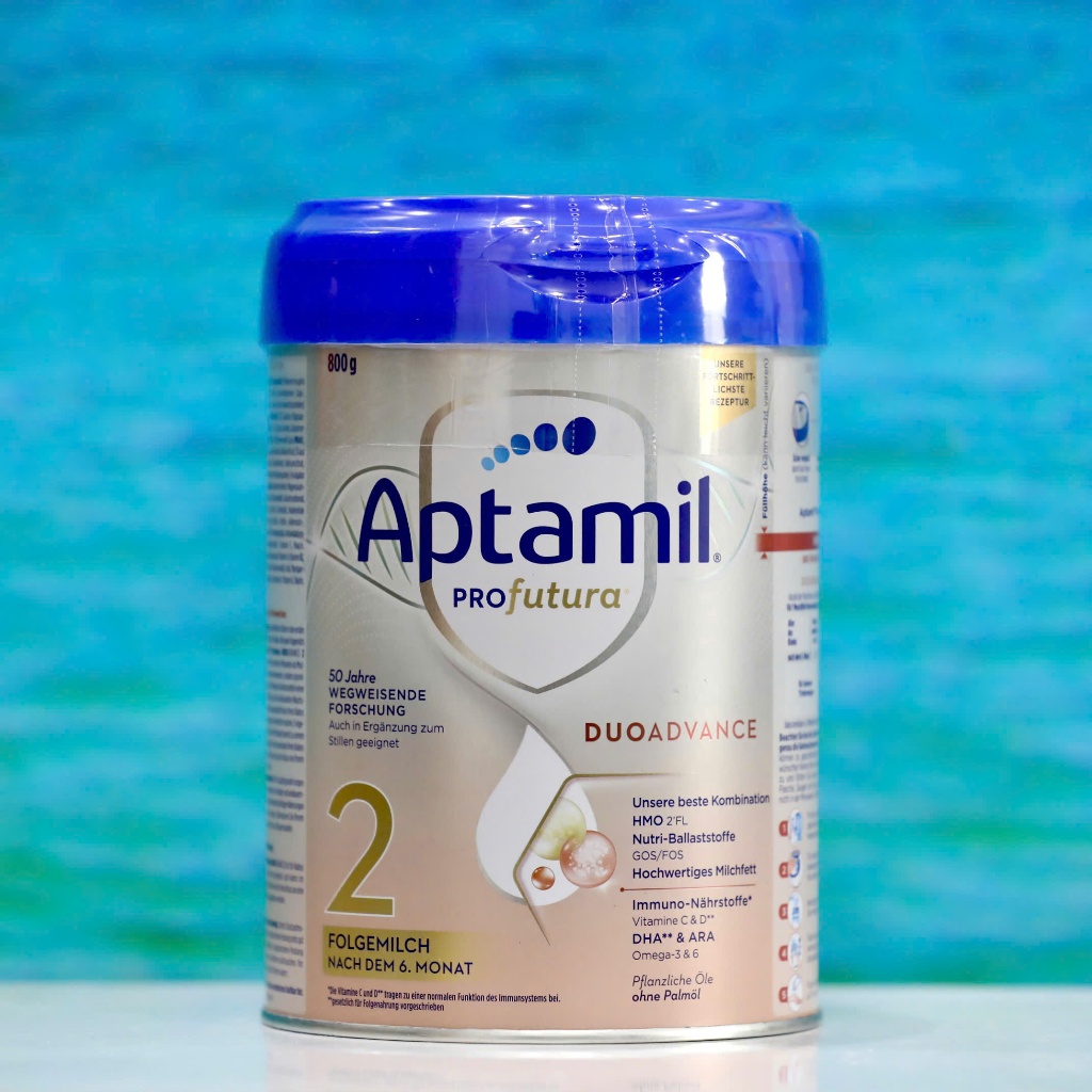 Sữa bột Aptamil Profutura 2 Duo Advance (Aptamil bạc số 2) của Đức - Cho trẻ từ 6 tháng tuổi