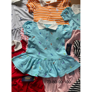 Váy polo xuất dư cho bé váy thun polo cho bé