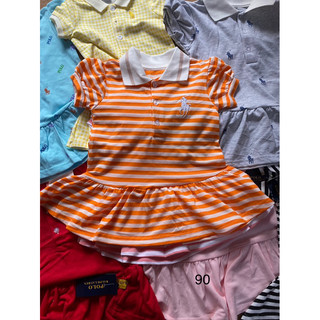 Váy polo xuất dư cho bé váy thun polo cho bé