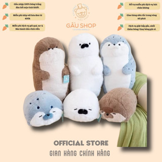 [Chính hãng Duoai] Gấu bông Rái cá – thú nhồi bông lông mịn cao cấp – size 40cm 70cm – quà tặng gối ôm dễ thương