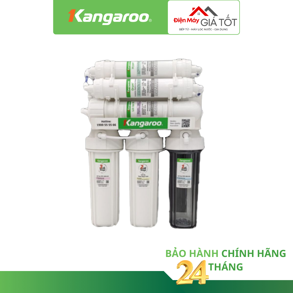 Máy lọc nước để gầm Kangaroo Hydrogen KG100ESGUS9 - Hàng chính hãng Bảo Hành 2 Năm - 9 Lõi Hydrogen