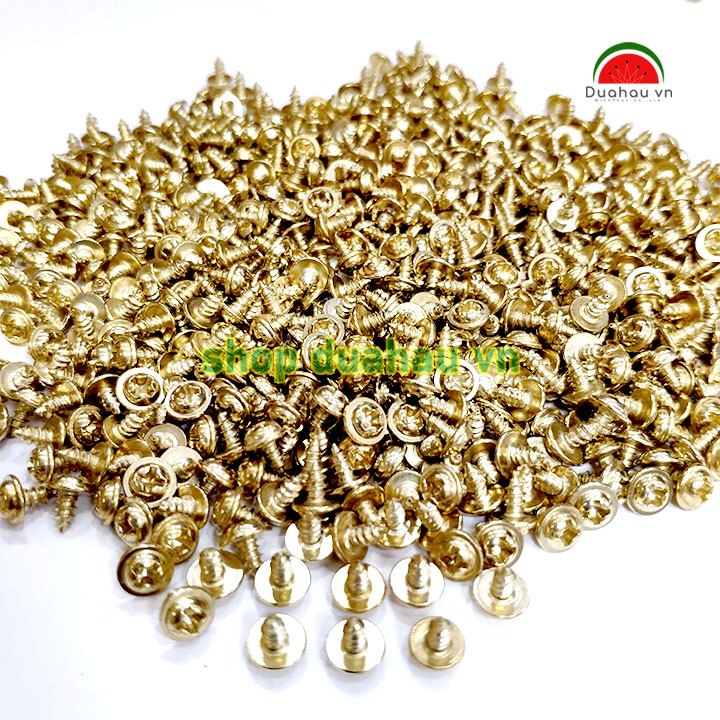 [1 ký] Vit đầu cộng XK 3x6mm - màu vàng Gold