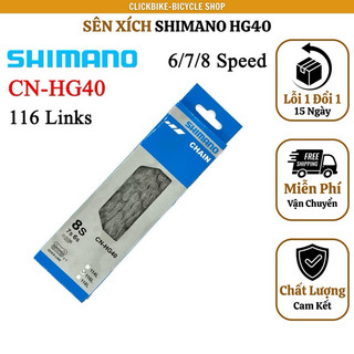  Dây Sên Xích xe đạp Shimano CN-HG40 Chính hãng - Phù hợp líp 6,7,8 tầng 