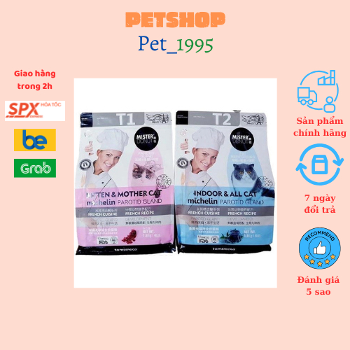 Hạt MISTER DONUT 9kg cho mèo - T1 cho mèo mẹ và mèo con hạt cao cấp cho mèo