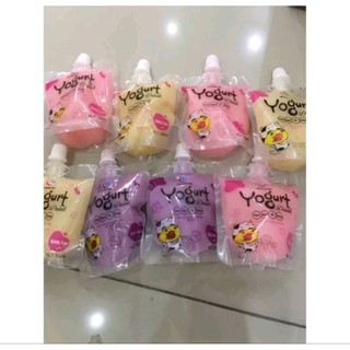  bán sỉ 1 thùng 100 túi nước uống hương sữa chua trái cây yogut 