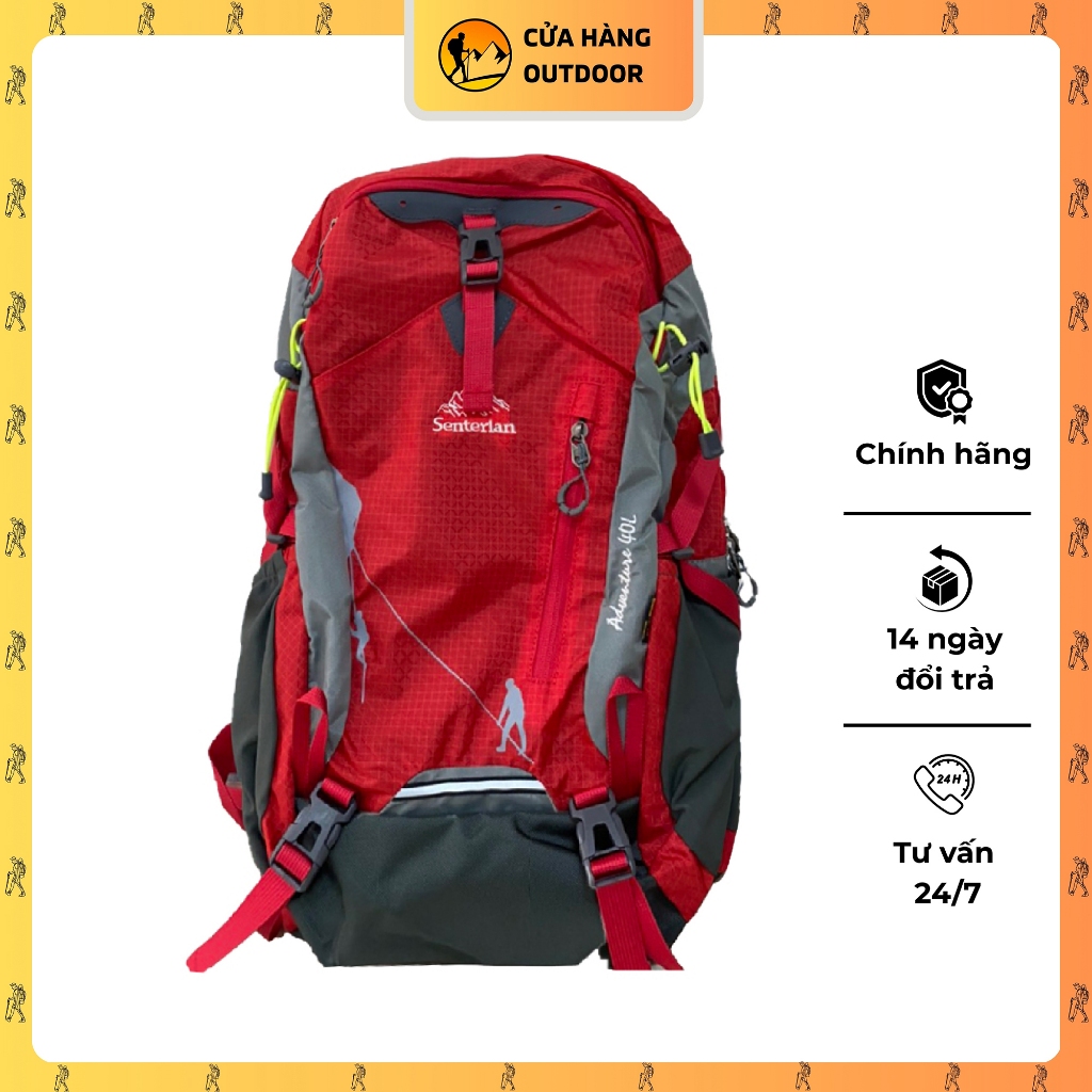 Balo leo núi Senterlan Adventure 40L
