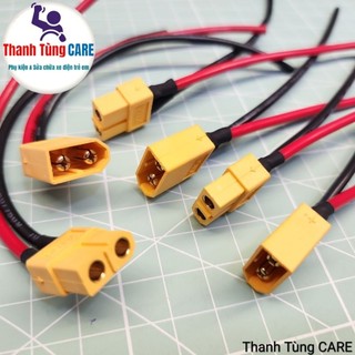 [XT60 Hàn Sẵn Dây] Rắc XT60 Đực - Cái đã hàn sẵn dây cho xe điện, xe đồ chơi, thiết bị điện
