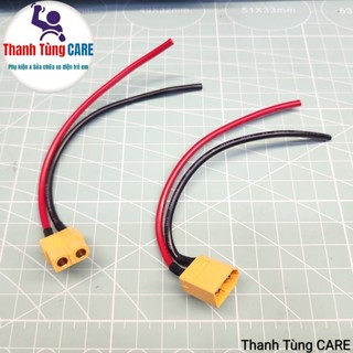 [XT60 Hàn Sẵn Dây] Rắc XT60 Đực - Cái đã hàn sẵn dây cho xe điện, xe đồ chơi, thiết bị điện