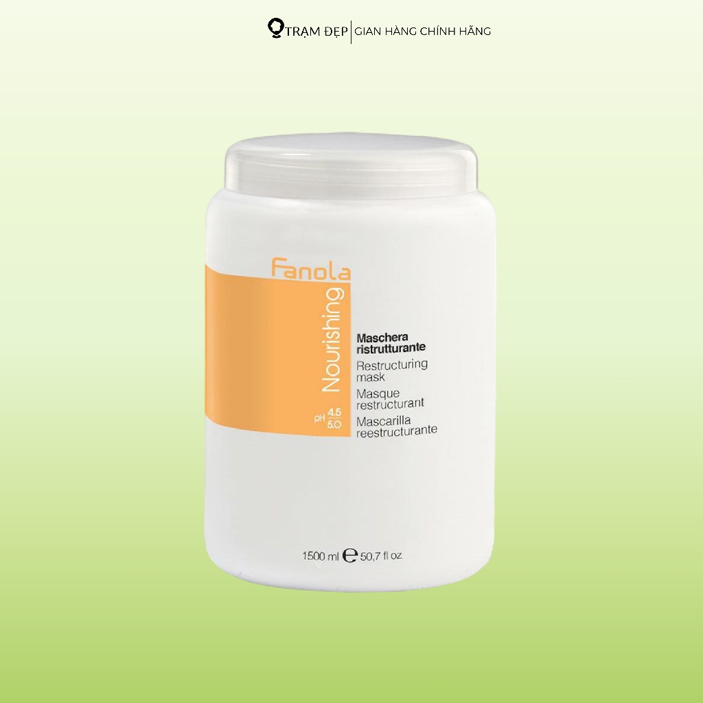 Kem Ủ Tóc Fanola Nutri Care Restructuring Mask (1500ml)