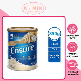 Sữa Bột Ensure Úc Vị Vani 850g (Dành Cho Người Cao Tuổi, Người Suy Nhược Cơ Thể)