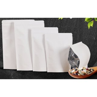 50 cái túi zip giấy trắng ghép nhôm LYGIAY KIMHOA