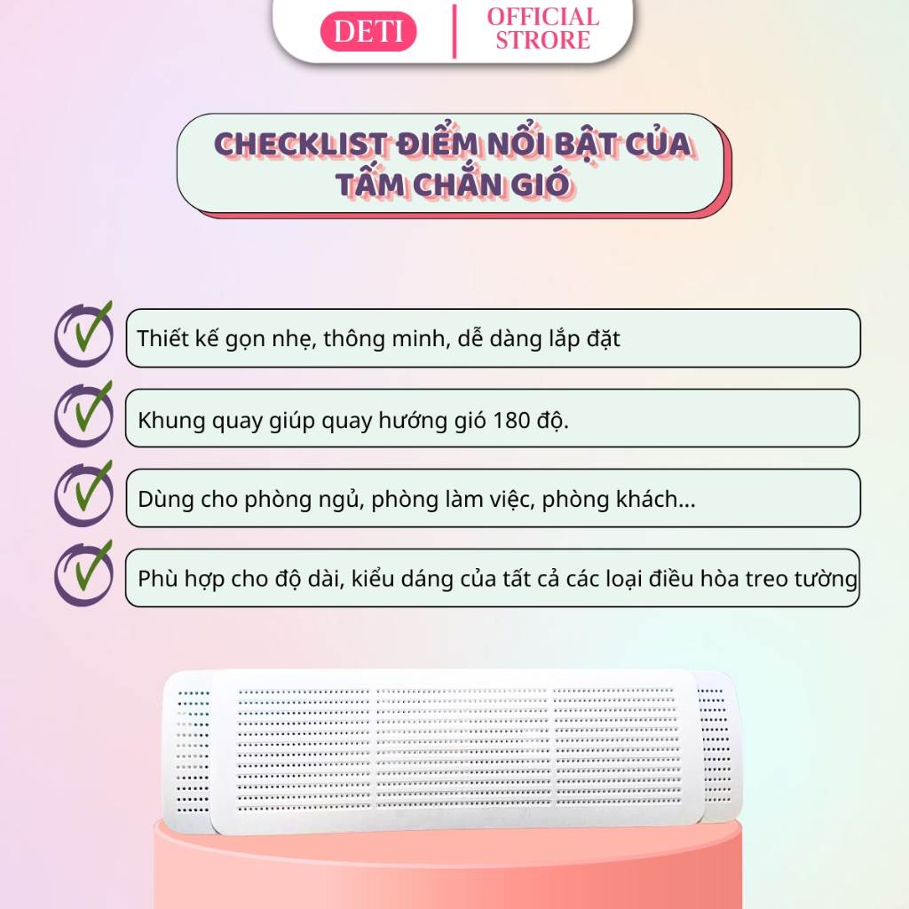 Tấm chắn gió điều hòa 🌸FREESHIP🌸 tấm chắn đổi hướng gió điều hòa máy lạnh có thể điều chỉnh kích thước | BigBuy360 - bigbuy360.vn