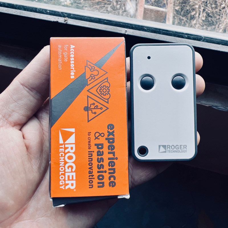 [CỔNG ROGER] Remote copy thay thế Remote cổng Roger 433mhz