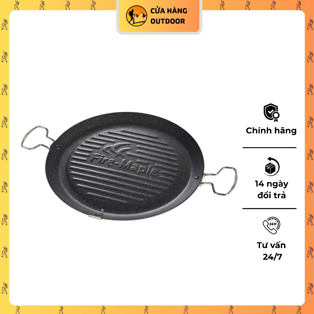 Chảo chiên nướng dã ngoại Fire-Maple Grill Pan