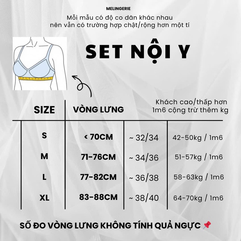 [NHIỀU MÀU] Bộ nội y D3 vai cánh tiên sẵn gọng mút đẹp MELINGERIE | BigBuy360 - bigbuy360.vn