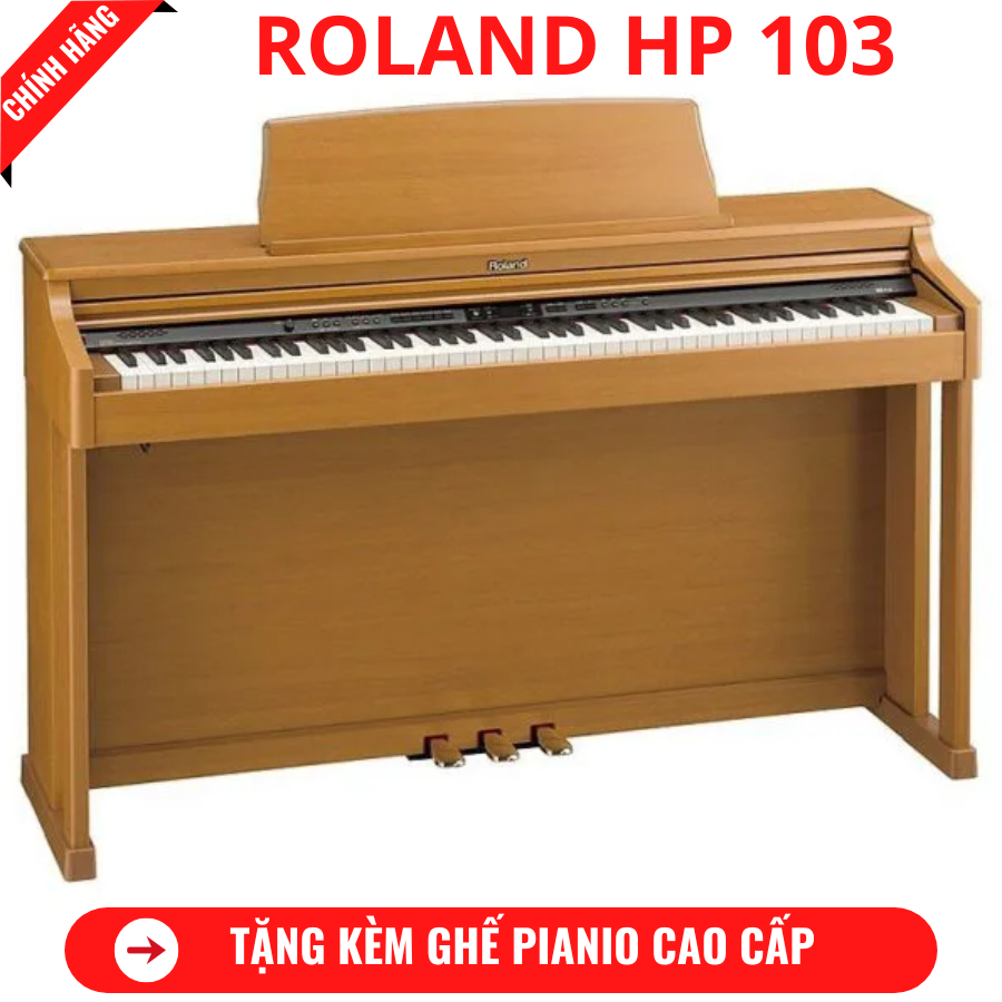 Đàn Piano Điện Roland HP 103 + Tặng Kèm Ghế Piano Cao Cấp