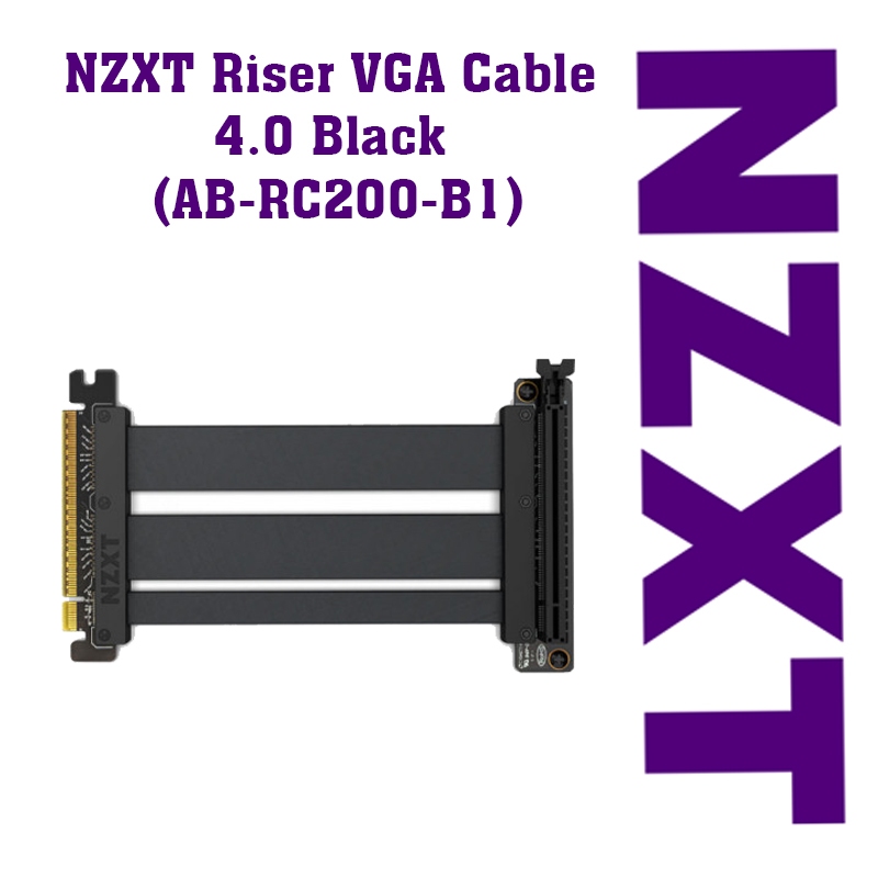 VGA NZXT Riser Cable 4.0 - Black (AB-RC200-B1)