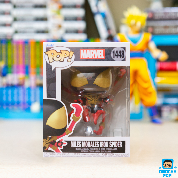 Mô Hình Chính Hãng Funko Pop Spider Man GamerVerse:  Miles Morales Iron Spider #1448