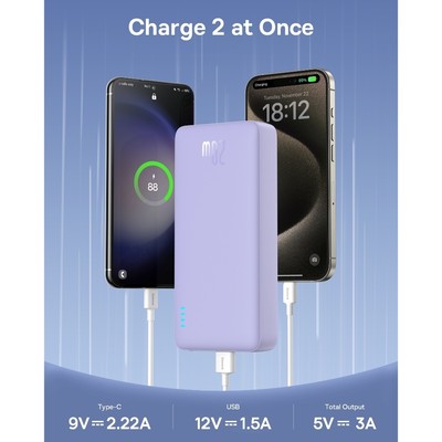 [HCM Hoả tốc] Baseus Sạc Dự Phòng Airpow 20000mAh 10000mAh Sạc Nhanh 20W Với Pin Lithium Polymer