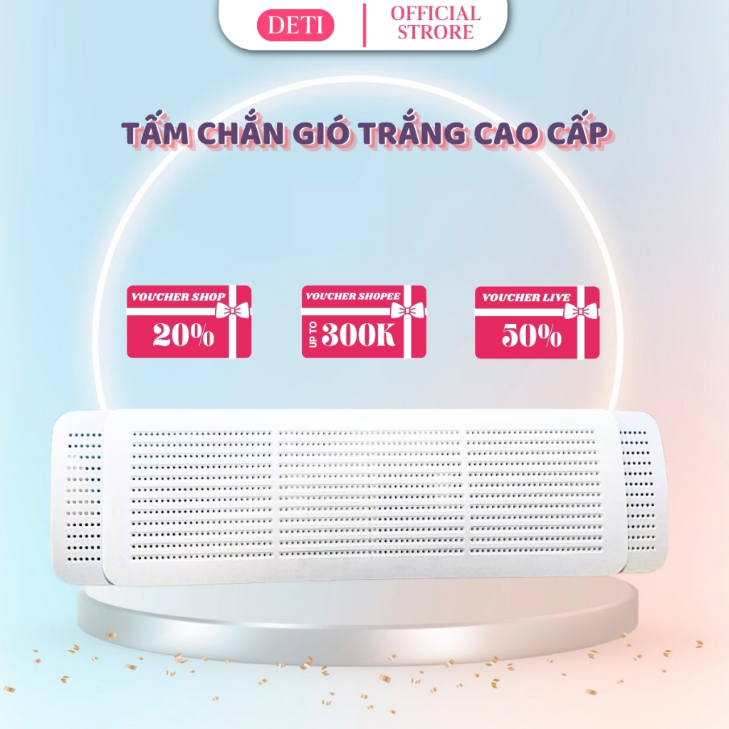 [HÀNG LOẠI 1] Tắm Chắn Gió Điều Cao Cấp Xoay 180 Độ 3 Cánh, Điều Chỉnh Kích Thước, Tấm Chắn Máy Lạnh