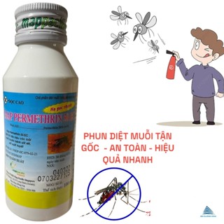 Thuốc Diệt Muỗi MAP Permethrin 50EC – Hạ Gục Nhanh, Hiệu Lực Lâu – Dùng Trong Y Tế & Gia Dụng | Chai 100ml