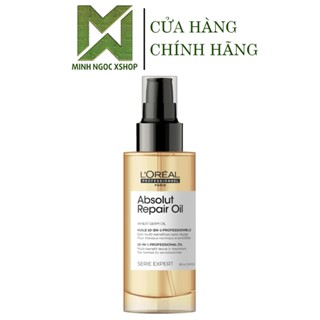 Tinh dầu dưỡng tóc 10 trong 1 phục hồi hư tổn toàn diện L’Oréal - Loreal Absolut Repair Oil 90ML