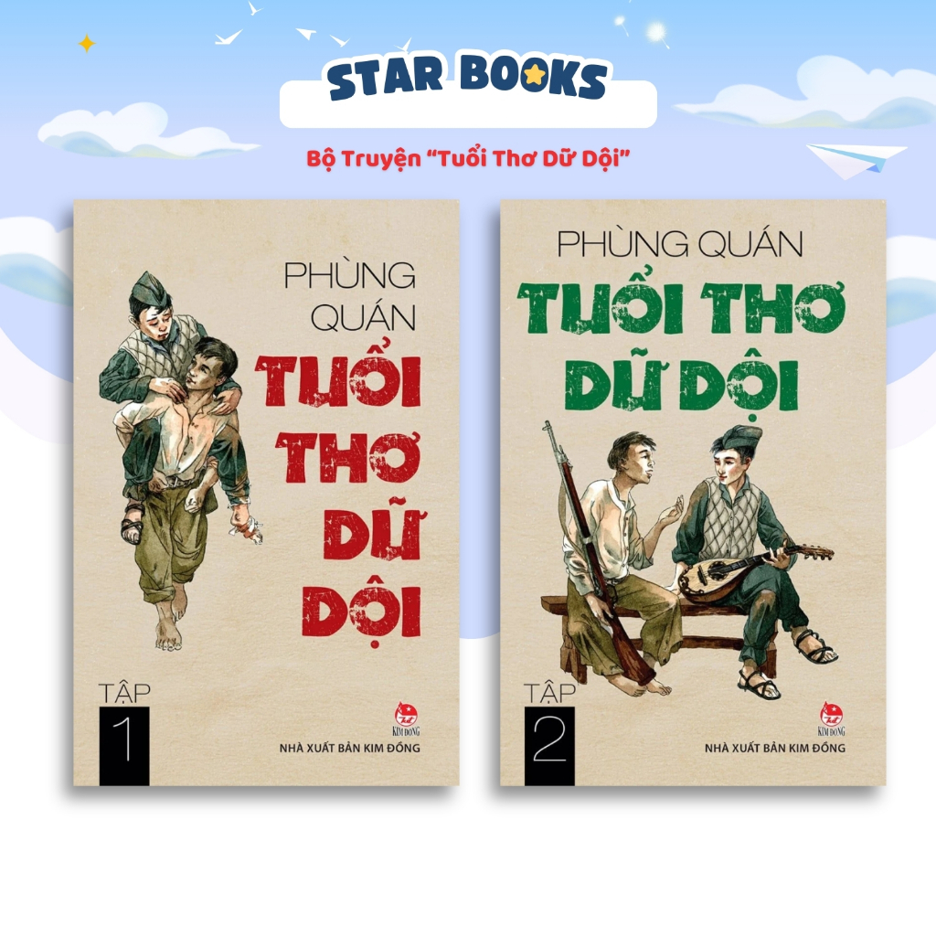 Sách - Combo Tuổi Thơ Dữ Dội (2 Tập) - Bìa Mềm