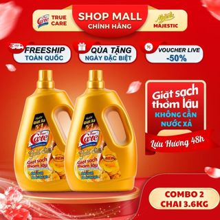  Combo 2 Chai 3.6Kg Nước Giặt Xả True Care 5in1  Tổng 7.2kg 2Chai  