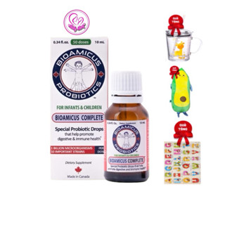 Men 10 chủng Bioamicus 10ml nhập khẩu Canada- Giúp em ăn khỏe ngủ ngon + quà