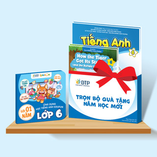  E-voucher - Gói Edufun Premium lớp 6 +  Bộ quà tặng SGK i-Learn smart World + 2 truyện đọc  - Dtpbooks 