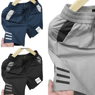  Quần Short Nam,Chất Vải Thun Cao Cấp,Thoáng Mát,Thiết Kế 3 Sọc Đẹp,Thời Trang Đi Dạo 