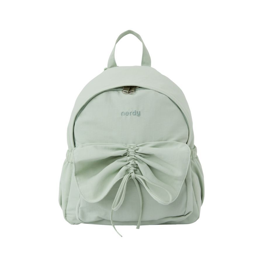 NERDY Ribbon Shirring Mini Backpack