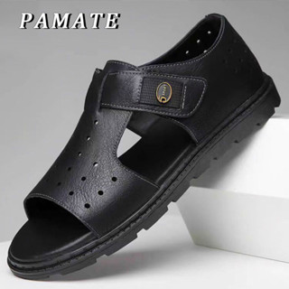 Giày dép rọ cho nam PAMATE,giày sandal nam nữ,thoáng khí và mát mẻ,hàng chính hãng da bò cao cấp,Khâu May Siêu Bền 