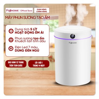 Máy phun sương tạo ẩm 5 LÍT FUJIHOME, máy bù ẩm máy khuếch tán xông tinh dầu tạo ion tạo độ ẩm phòng ngủ, phòng khách