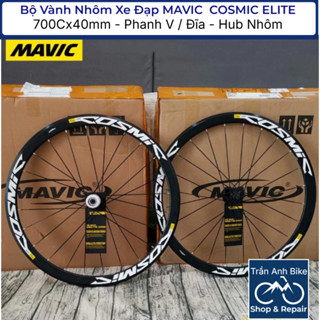 Bộ Vành Nhôm Xe Đạp Road MAVIC COSMIC ELITE 700Cx40mm - Phanh V / Đĩa