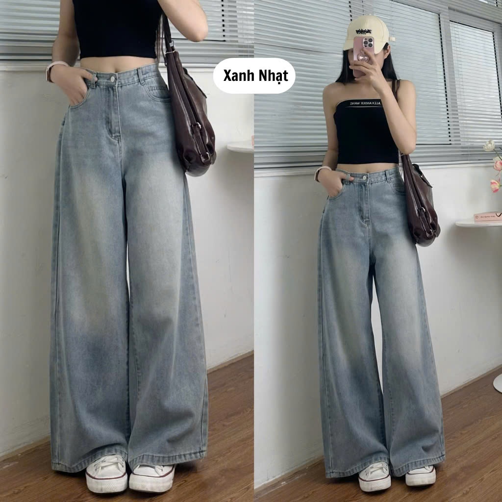 Quần Jeans Ống Suông 247Store nhiều màu tôn dáng form unisex nam nữ đi học đi làm | BigBuy360 - bigbuy360.vn