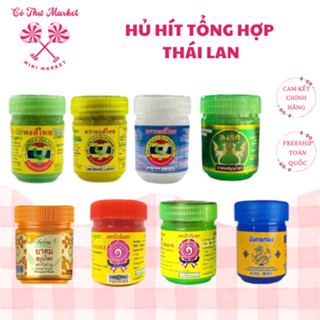 [ BEST SELLER ] Tổng hợp ống/ Hủ Hít Xoang Thông Mũi HONG THAI HERBAL INHALER Thái Lan - CÔ THƯ MARKET
