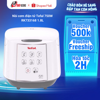 Nồi Cơm Điện Tử Tefal 750W RK733168 1.8L - 8 Chức Năng Nấu - Lòng Nồi Chống Dính Phù Hợp 4 Người